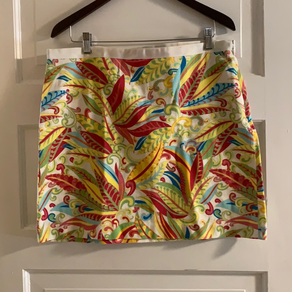 Tommy Hilfiger Multicolor Tropical Print Mini Skirt